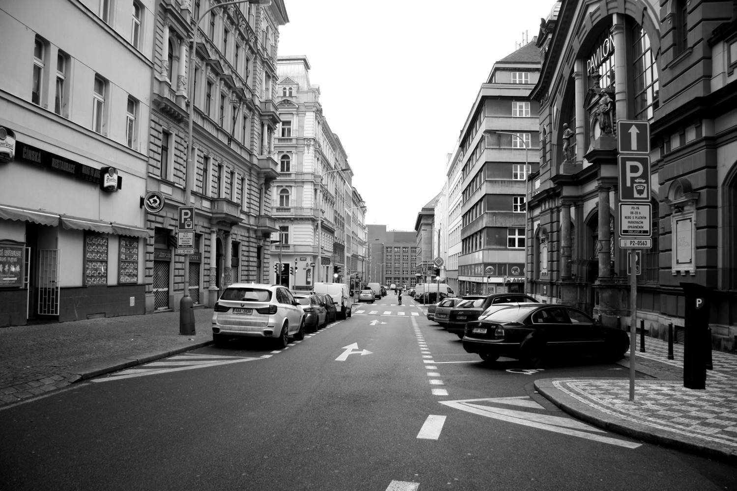 Prag, Vinohrady: Slezská caddesi